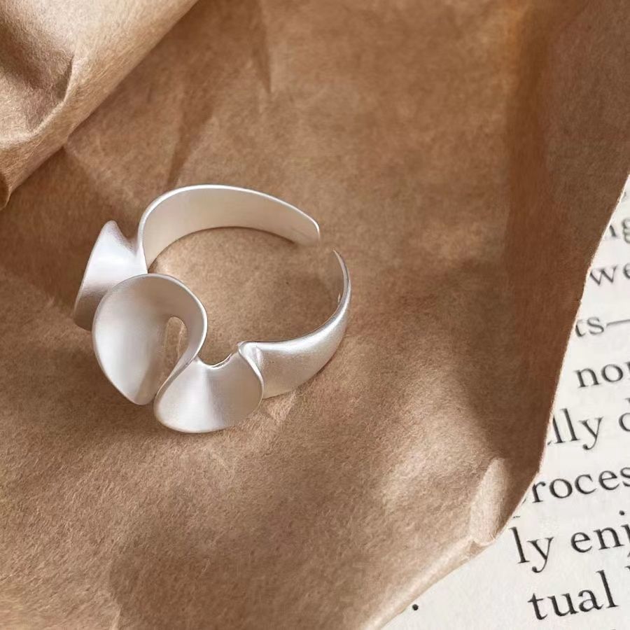 ANELLO IN ARGENTO STERLING ONDA D’ACQUA