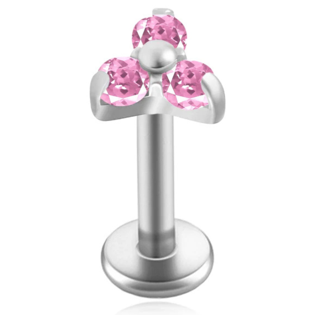 Piercing Trifoglio di Cristallo