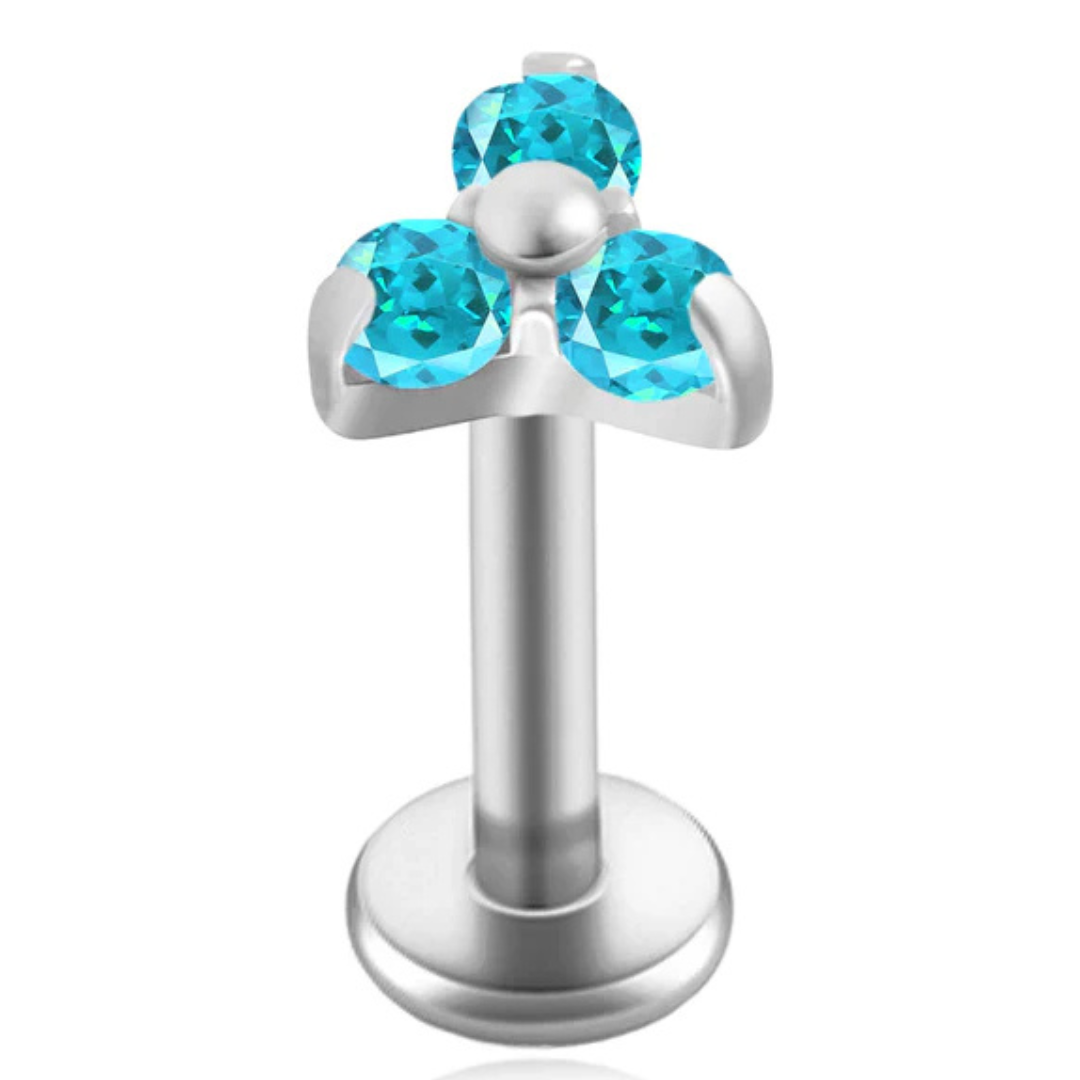 Piercing Trifoglio di Cristallo