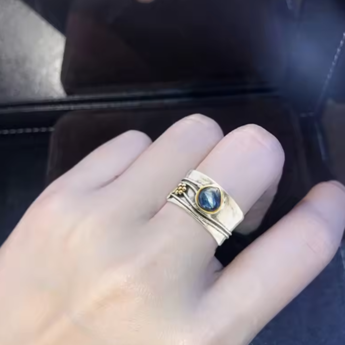 ANELLO BOHEMIAN ANIMA CON PIETRA PREZIOSA