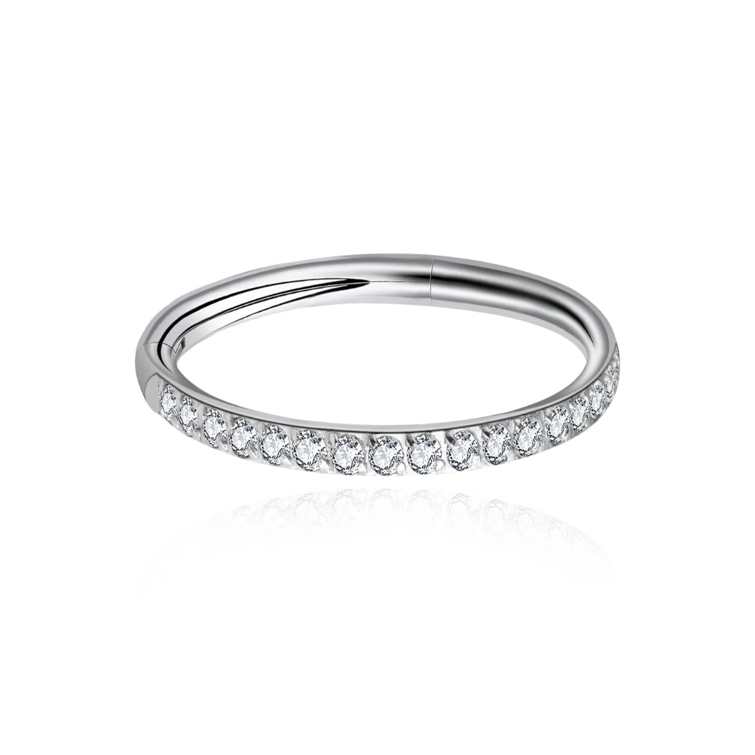 Anello Sottile Pavé