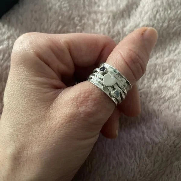 ANELLO CUORE ROTANTE ETERNO