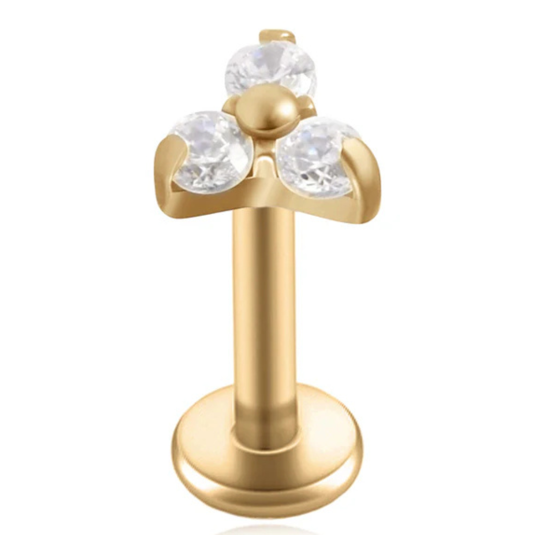 Piercing Trifoglio di Cristallo