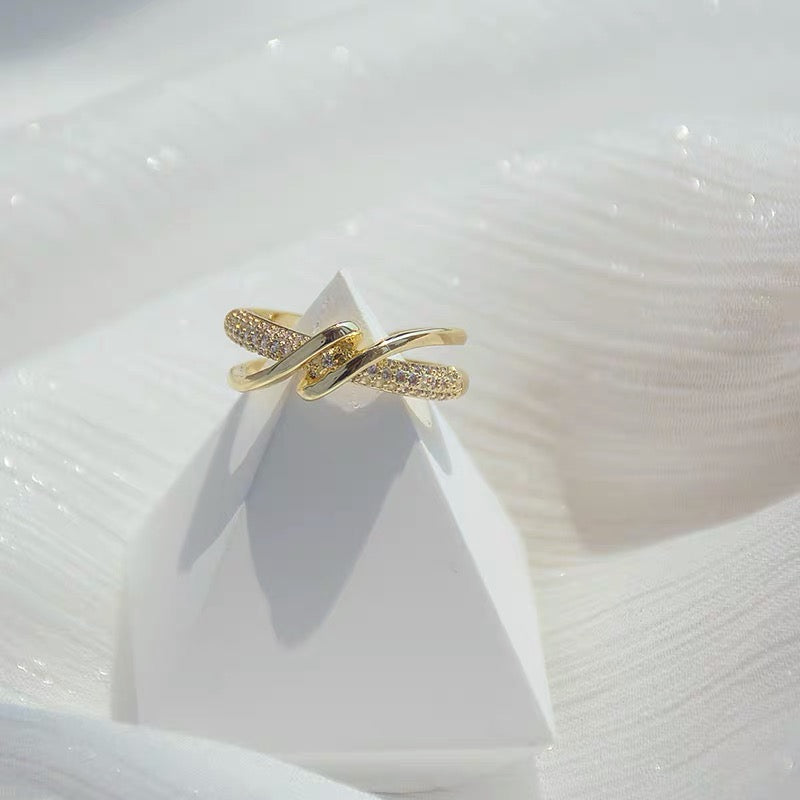 ANELLO REGOLABILE GEOMETRICO PERSONALIZZATO