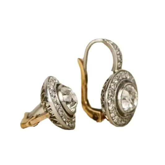 ORECCHINI VINTAGE CON ZIRCONIA ETERNA