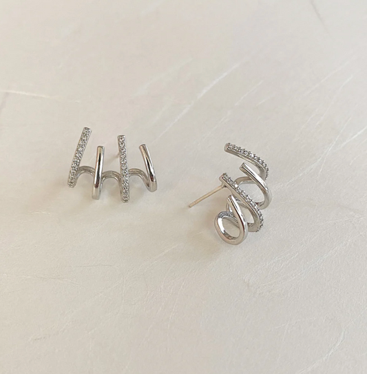 ORECCHINI ARTIGLIO - Argento