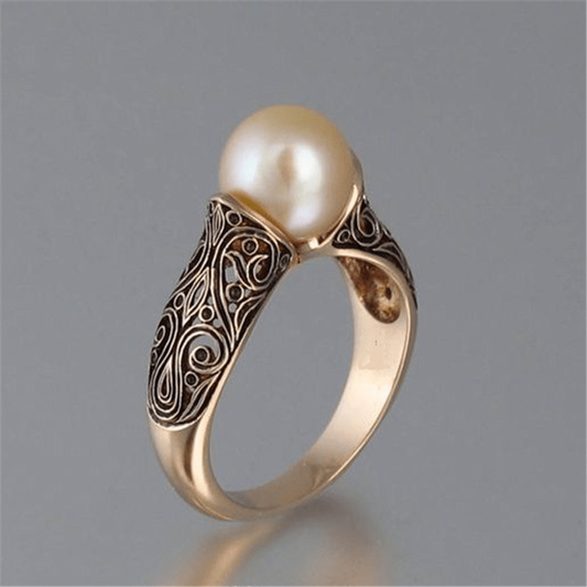 ANELLO PERLA AURORA LUMINOSA