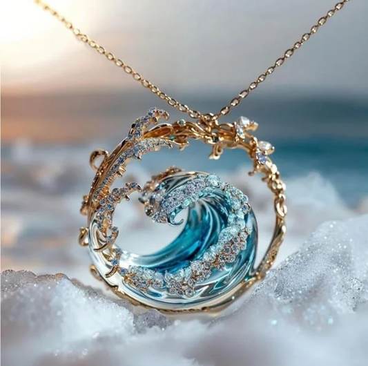 COLLANA CRESTA BLU