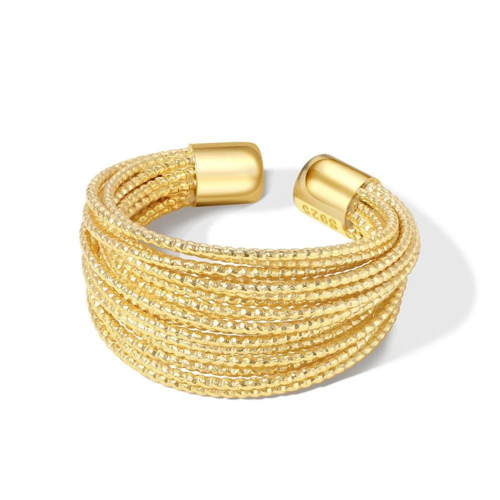 ANELLO REGOLABILE A FILI MULTISTRATO