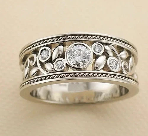 ANELLO IN ARGENTO AUTENTICO CON ZIRCONIA