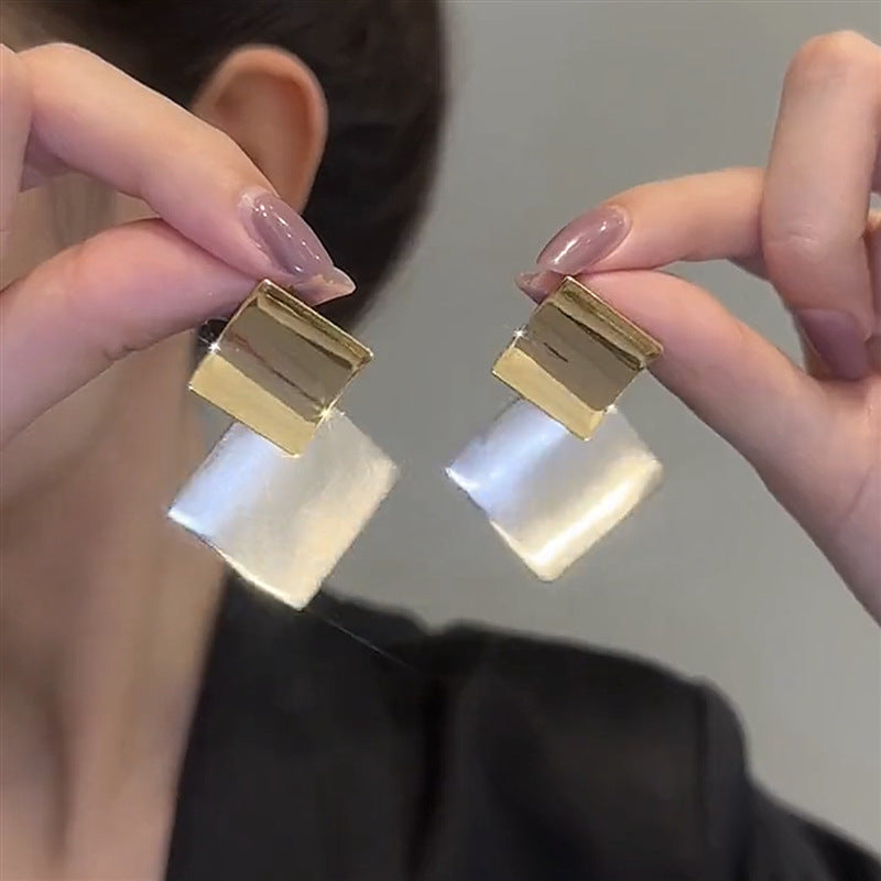 ORECCHINI QUADRATI CHIC