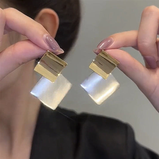 ORECCHINI QUADRATI CHIC