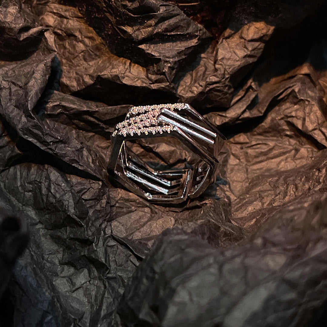 ANELLO REGOLABILE ESAGONO IN ZIRCONIO