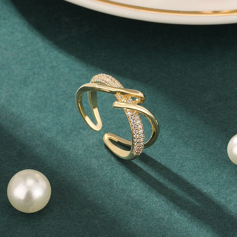 ANELLO REGOLABILE GEOMETRICO PERSONALIZZATO