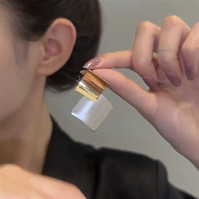 ORECCHINI QUADRATI CHIC