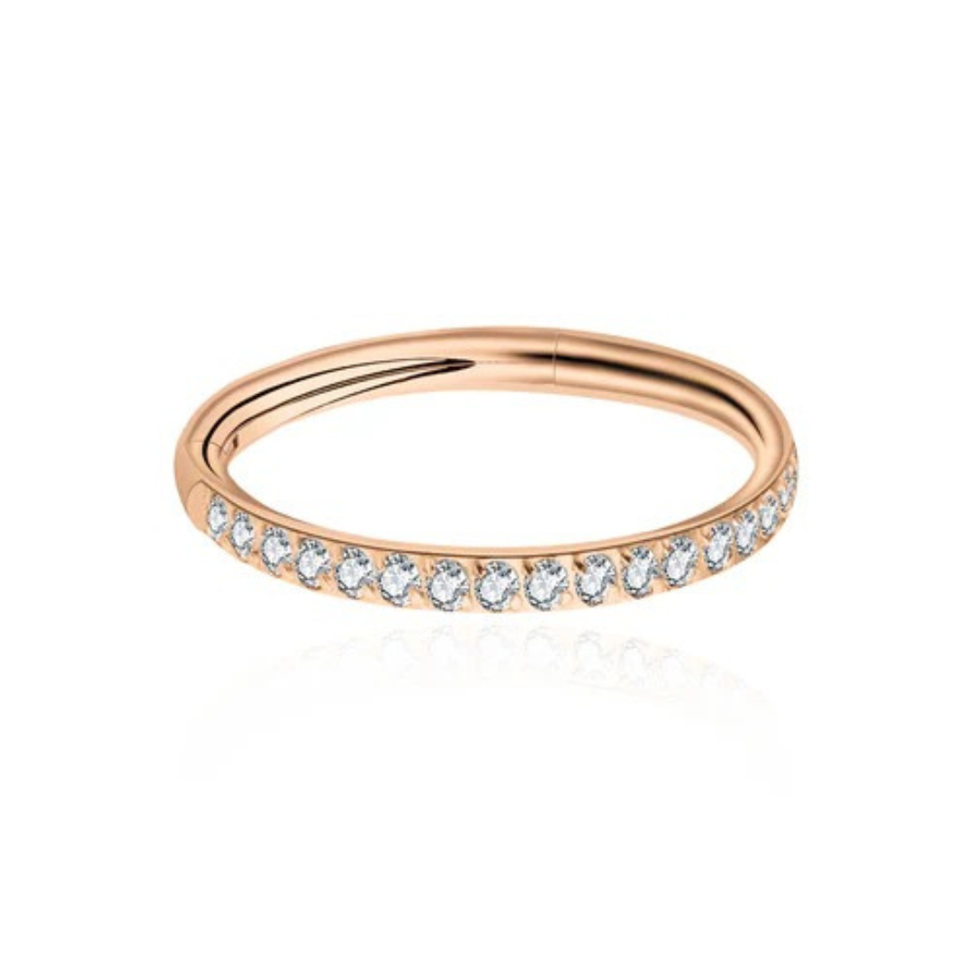 Anello Sottile Pavé