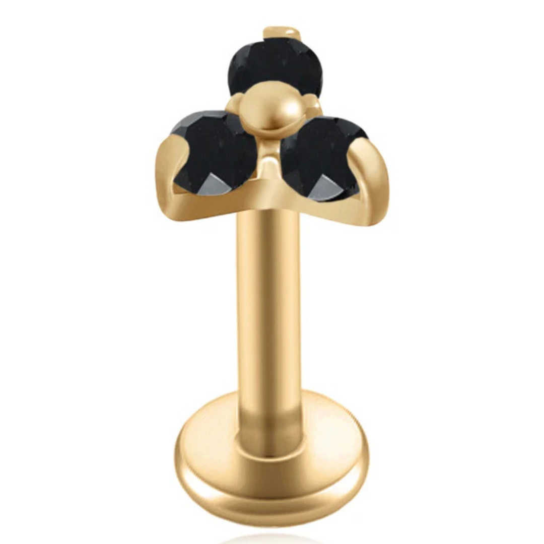 Piercing Trifoglio di Cristallo