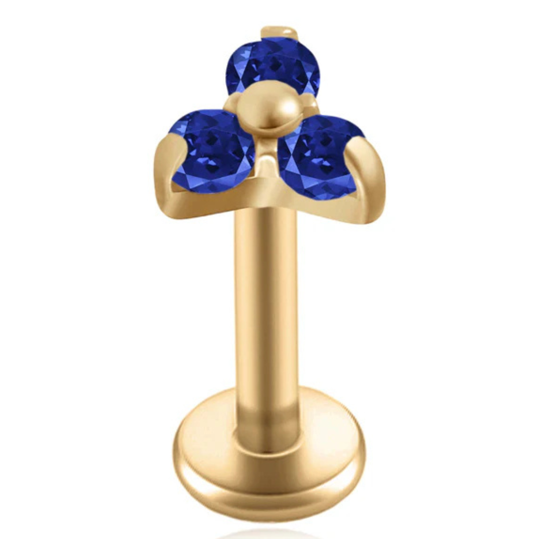 Piercing Trifoglio di Cristallo