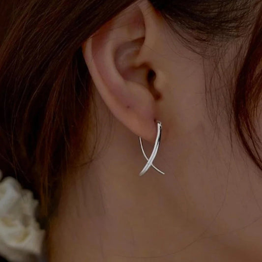 ORECCHINI A LINEA SEMPLICE IN ARGENTO STERLING