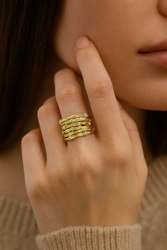 ANELLO D’ECCEZIONE ORO CREPUSCOLO