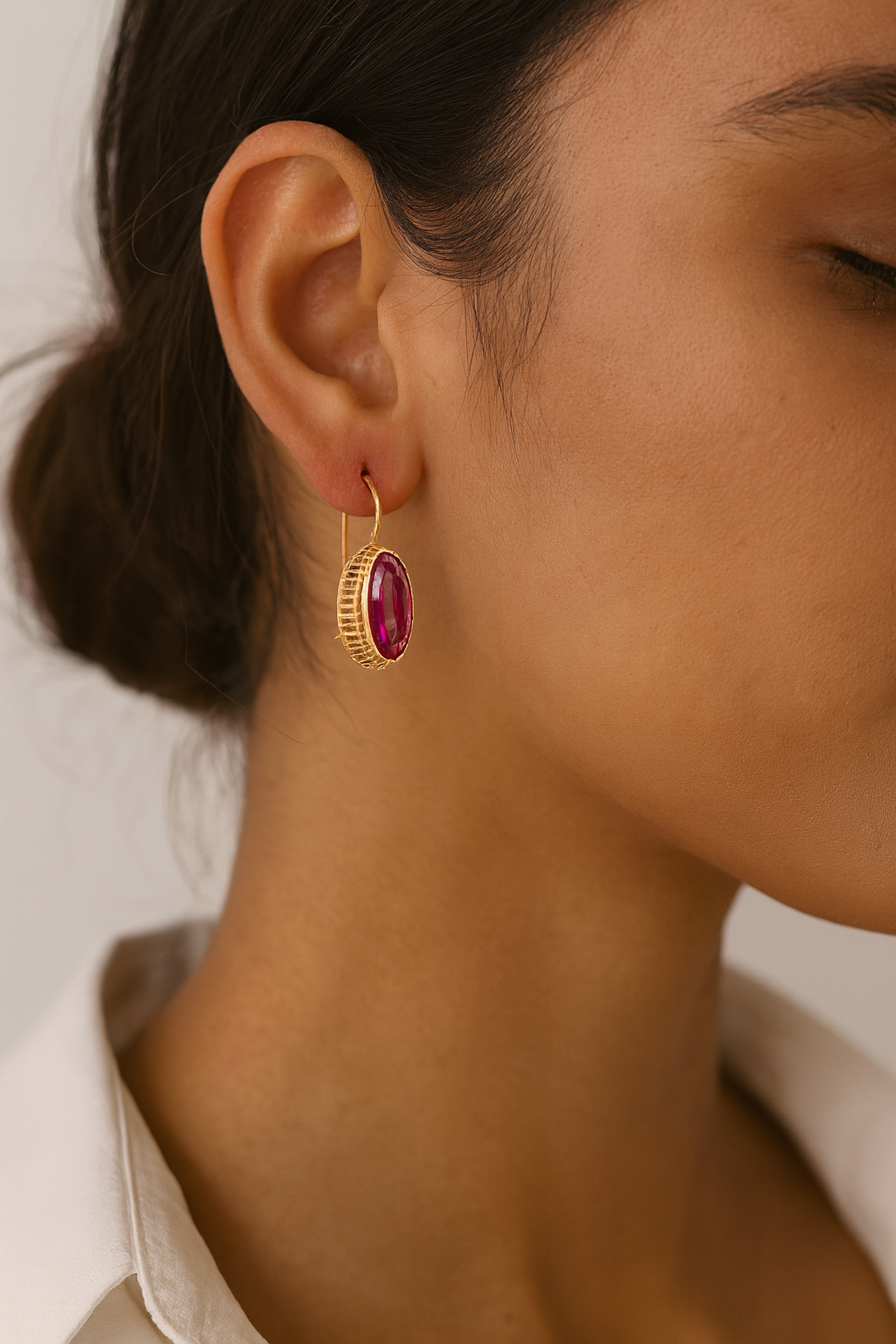 ORECCHINI RUBINI IMPERIALI