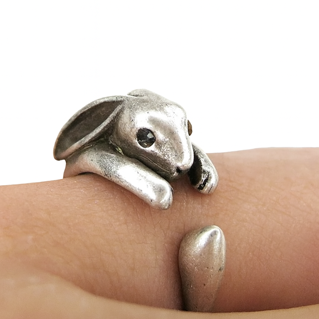 ANELLO LEPRE ABBRACCIO D’ARGENTO