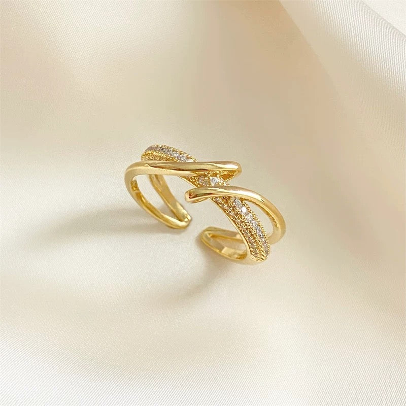 ANELLO REGOLABILE GEOMETRICO PERSONALIZZATO