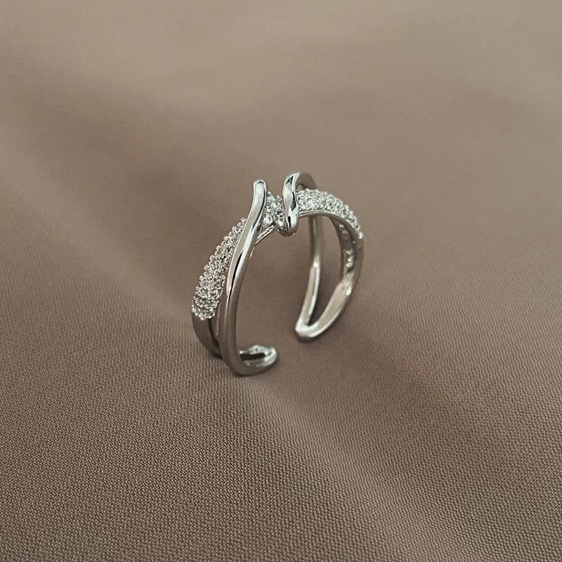 ANELLO REGOLABILE GEOMETRICO PERSONALIZZATO