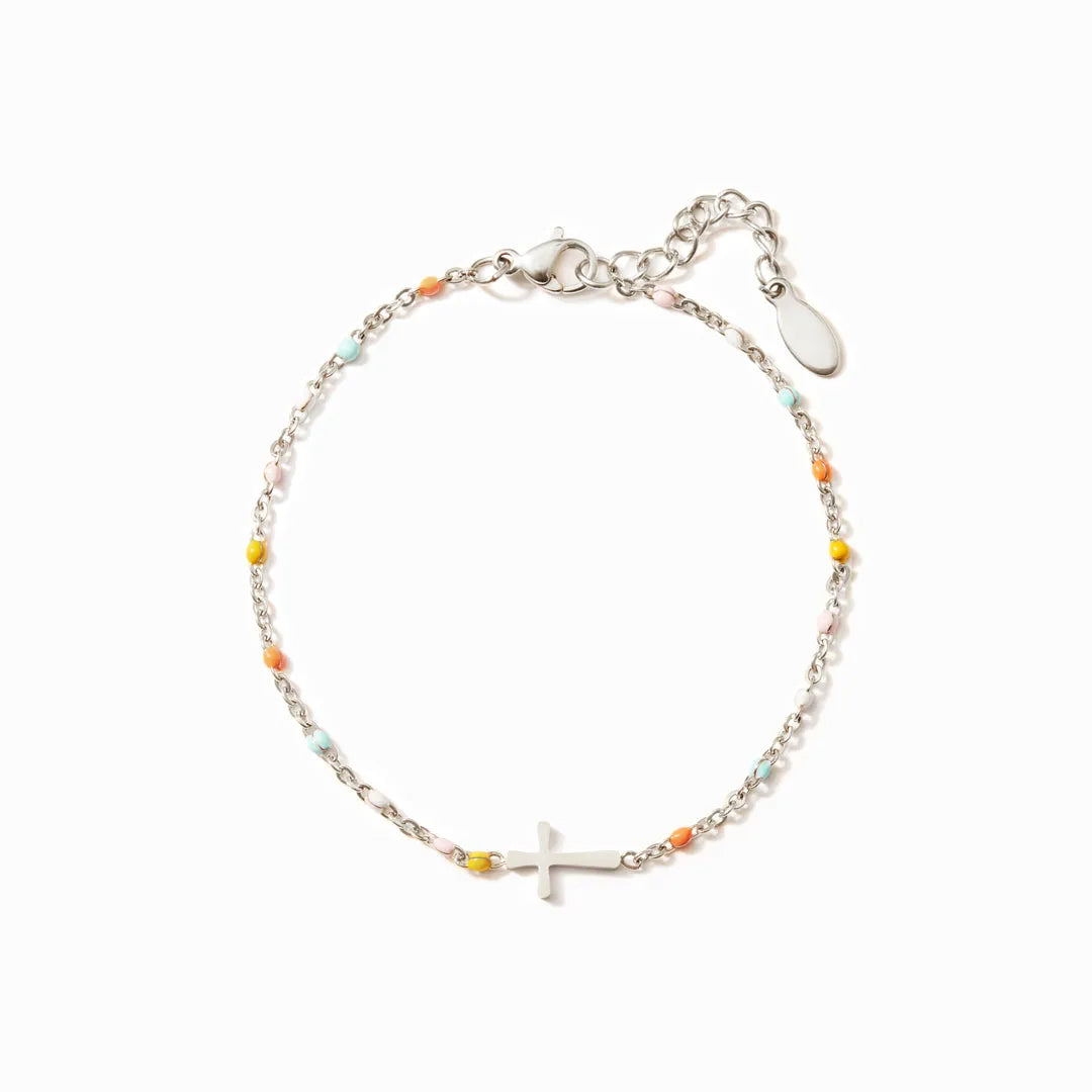 BRACCIALE DIVINO CON CROCE PREZIOSA