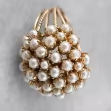 ANELLO STILE HERITAGE CON PERLA INCASSATA