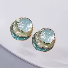 ORECCHINI VINTAGE A STRATI DIPINTI A MANO