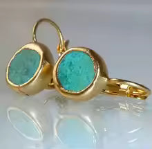 CREOLE IN ORO CON TURCHESE