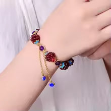 BRACCIALE BACCHETTE GEMME ELEGANTI