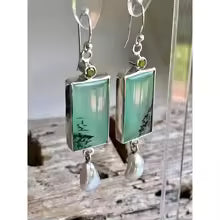 ORECCHINI TURCHESE ACQUE TRANQUILLE