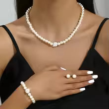 SET DI PERLE RAGGIANTI