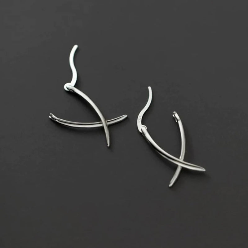 ORECCHINI A LINEA SEMPLICE IN ARGENTO STERLING