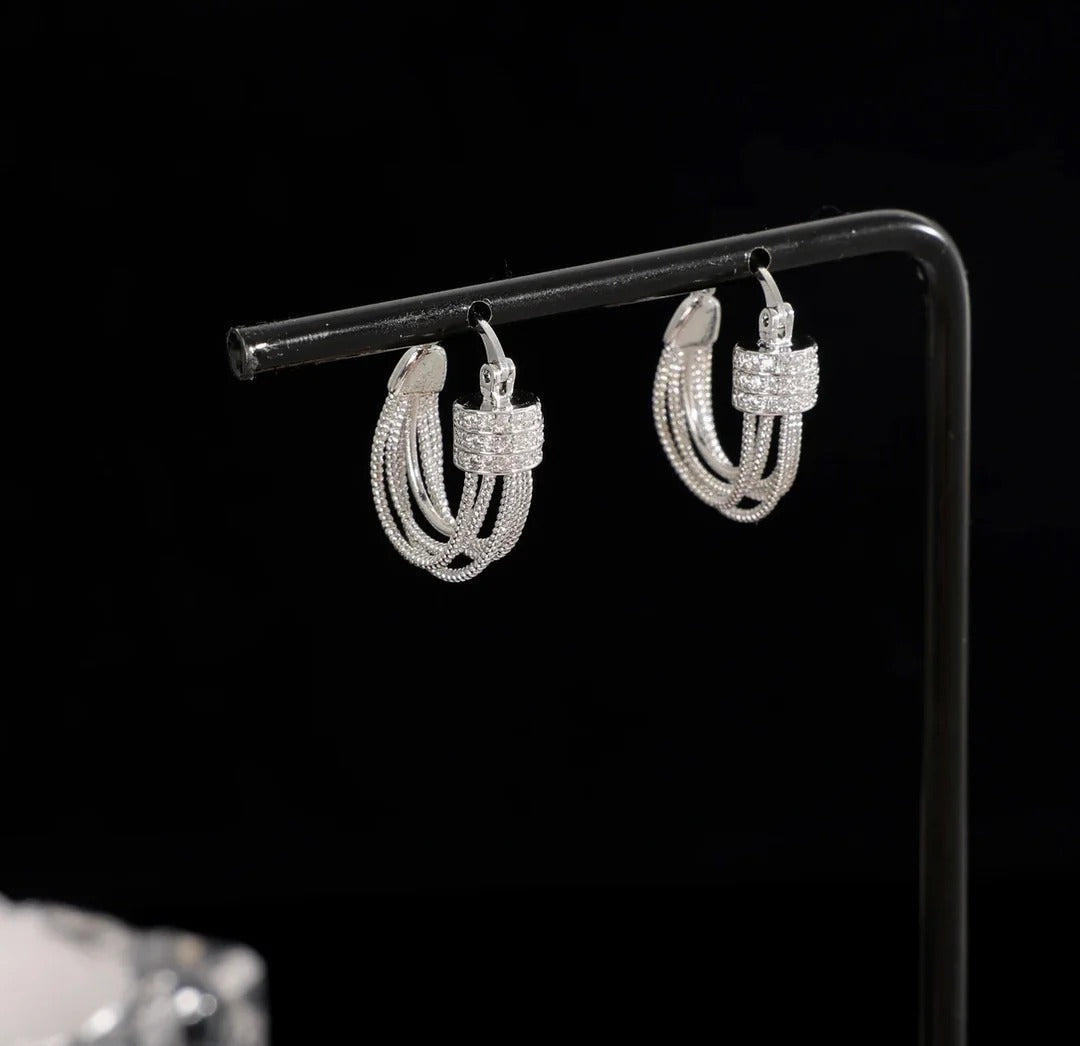 ORECCHINI A STRATI GEOMETRICI