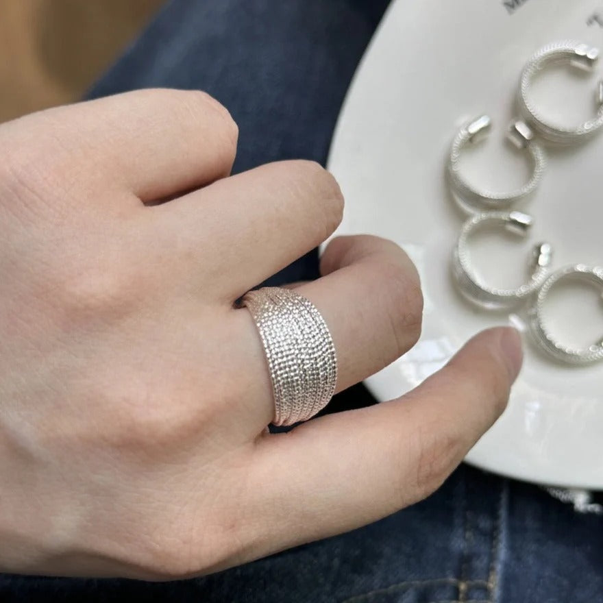 ANELLO REGOLABILE A FILI MULTISTRATO