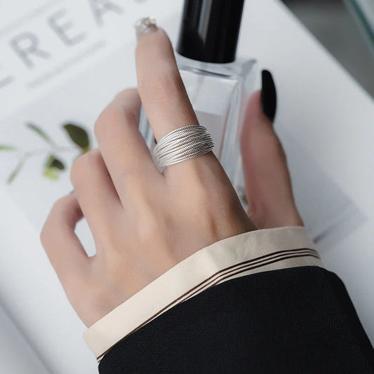 ANELLO REGOLABILE A FILI MULTISTRATO