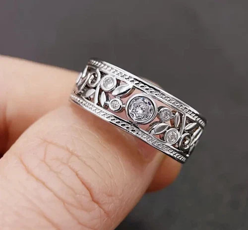 ANELLO IN ARGENTO AUTENTICO CON ZIRCONIA